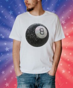 Studded Lucky 8 Ball T-Shirt