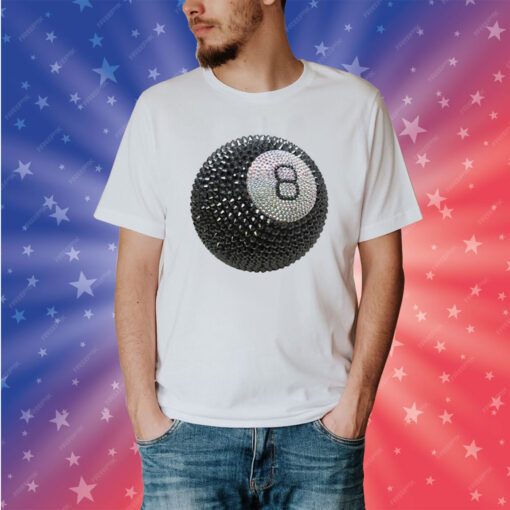 Studded Lucky 8 Ball T-Shirt