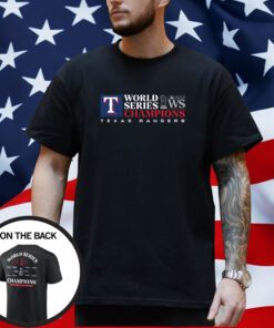 Texas Rangers 2023 World Series Champions Milestone Schedule T-Shirt