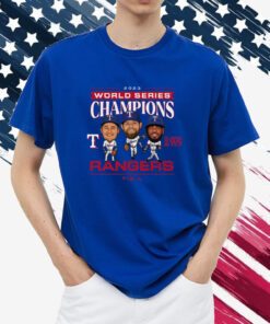 Texas Rangers 2023 World Series Champions Star Players T-Shirt