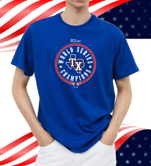 Texas Rangers 2023 World Series Champions Stealing Home T-Shirt