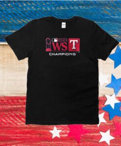 Texas Rangers Nike 2023 World Series Champions Trophy Lock Up Unisex Shirts