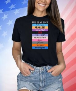 The Eras Tour Taylor Swift Fearless Speak Now Red TS 1989 Reputation Lover Folklore Evermore Midnights Long Sleeve Shirts