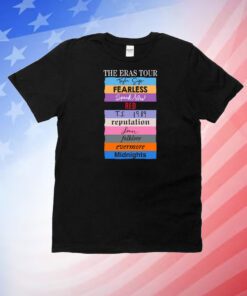 The Eras Tour Taylor Swift Fearless Speak Now Red TS 1989 Reputation Lover Folklore Evermore Midnights Long Sleeve T-Shirt