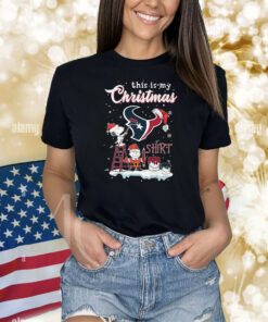 This Is My Christmas Shirt Houston Texas x Snoopy T-Shirts