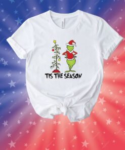 Tis The Season Christmas Print Casual Unisex Shirts