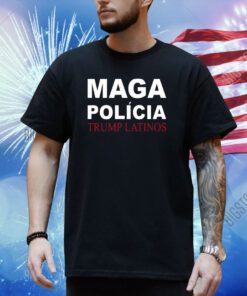 Trump Latinos Maga Polícia Trump Latinos Long Sleeved T-Shirt