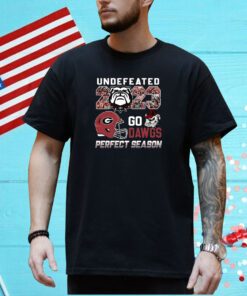 Undefeated 2023 Georgia Bulldogs Go Dawgs Perfect Season T-Shirt