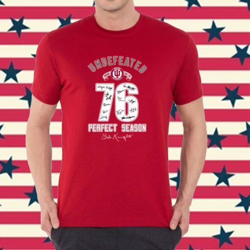 Undefeated Indiana Hoosiers 76 Perfect Season Shirt