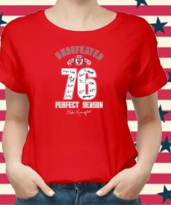 Undefeated Indiana Hoosiers 76 Perfect Season Shirts