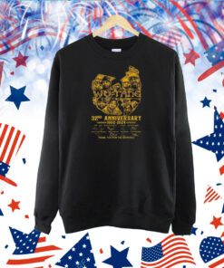 Wu-Tang Clan 32nd Anniversary 1992 – 2024 Thank You For The Memories Shirts