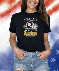 Yes I’m old but I saw city helmet Pittsburgh Steelers back 2 back super bowl champions 2023 Shirts