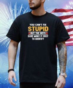 You Can’t Fix Stupid But The Hats Sure Make It Easy To Identify T-Shirt