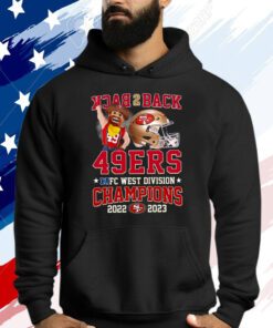 Back to Back 49er NFC West Division Champion 2023 Shirts