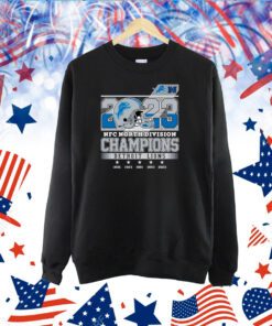 2023 NFC North Division Champions Detroit Lions TShirts