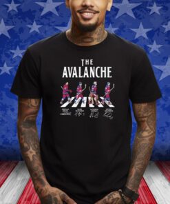 The Colorado Avalanche Team Hockey Abbey Road Signatures T-Shirt