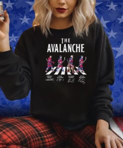 The Colorado Avalanche Team Hockey Abbey Road Signatures T-Shirt