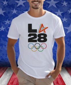 White 2028 La 2028 Summer Olympics Athlete Spirit Shirts