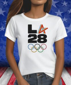 White 2028 La 2028 Summer Olympics Athlete Spirit Shirts