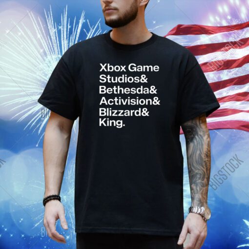 Aaron Greenberg Game Studios Bethesda Activision Blizzard King Shirt