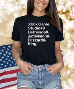 Aaron Greenberg Game Studios Bethesda Activision Blizzard King Shirts