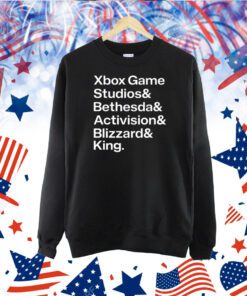 Aaron Greenberg Game Studios Bethesda Activision Blizzard King TShirt