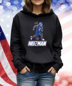 Ashton Jeanty Boise State Broncos Blue 84 Unisex Hei2man TShirts