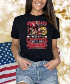 Back To Back NFC West Division Champions 2022 – 2023 San Francisco 49ers Shirts