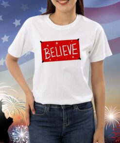 Believe Red Christmas Shirts