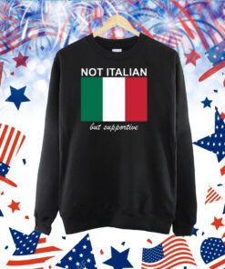 Big Cat Not Italian But Supportive TShirt