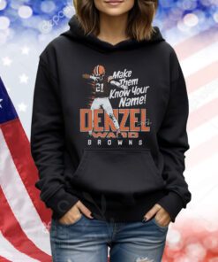Browns Denzel Ward Signature TShirts