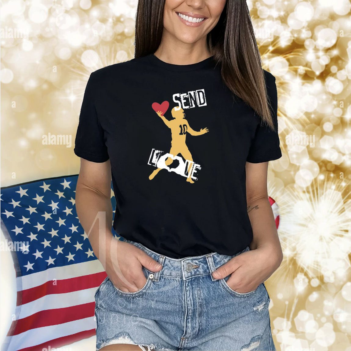 Campecheco Send Love Heir Jordan 10 Shirt