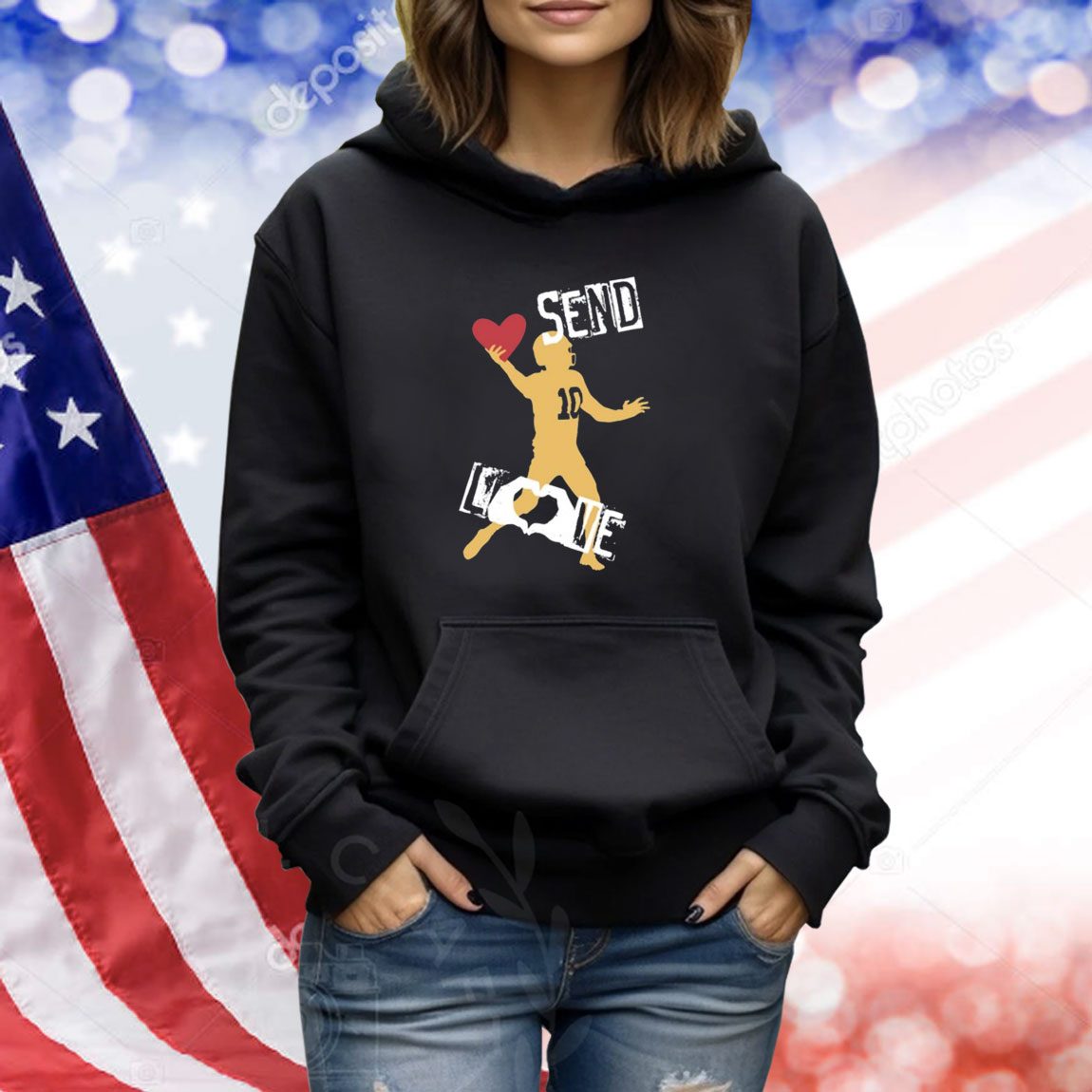 Campecheco Send Love Heir Jordan 10 Shirts