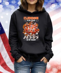 Clemson In My Veins Jesus In My Heart TShirts