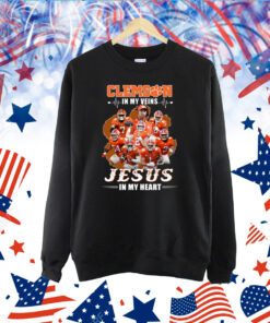 Clemson In My Veins Jesus In My Heart TShirt