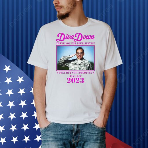 Diva Down Thank You For Your Service George Santos Shirt