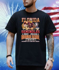 Florida Seminoles 2023 Allstate Orange Bowl December 31, 2023 Hard Rock Stadium Shirt