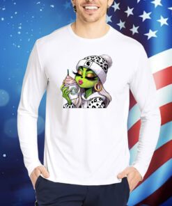 Grinchmas blend leopard retro Tshirts
