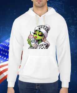 Grinchmas blend leopard retro Tshirt