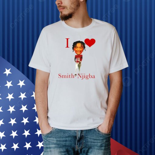 I Love Smith Njigba Shirt