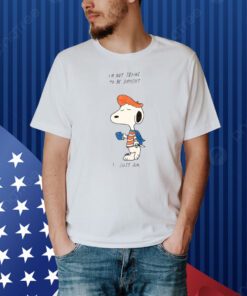 I'm Not Trying To Be Difficult I Just Am French Snoopy Shirt