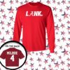 Jalen Milroe Alabama Football Lank Long Sleeve Shirt