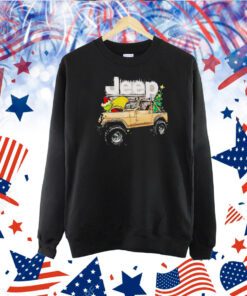 Jeep Santa Grinch stole Christmas Tshirts