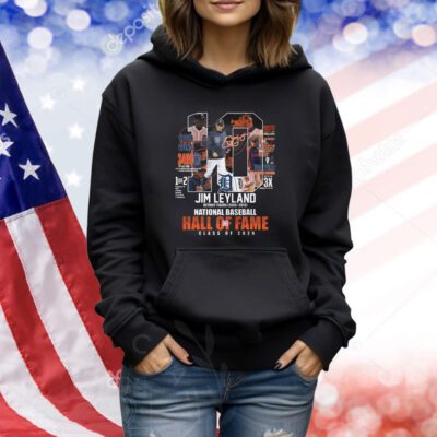 Jim Leyland Detroit Tigers 2006-2013 National Baseball Hall Of Fame Class Of 2024 Shirts