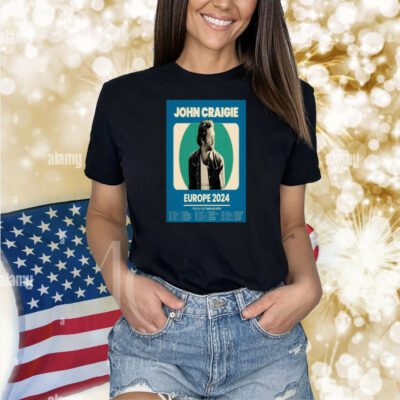 John Craigie Europe Tour 2024 Poster Shirts