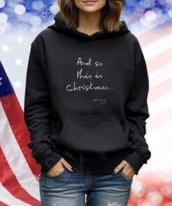 Johnlennon And So This Is Christmas TShirts