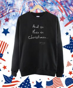 Johnlennon And So This s Christmas TShirt