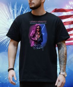 Lenny Kravitz Blue Electric Light Tour 2024 Shirt