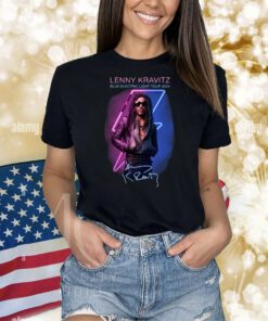 Lenny Kravitz Blue Electric Light Tour 2024 Shirts