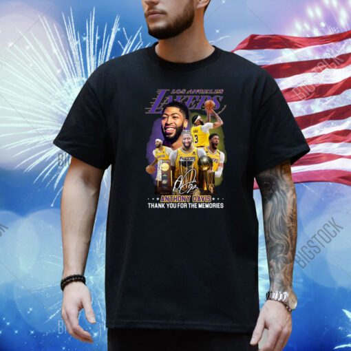 Los Angeles Lakers Anthony Davis Thank You For The Memories Shirt